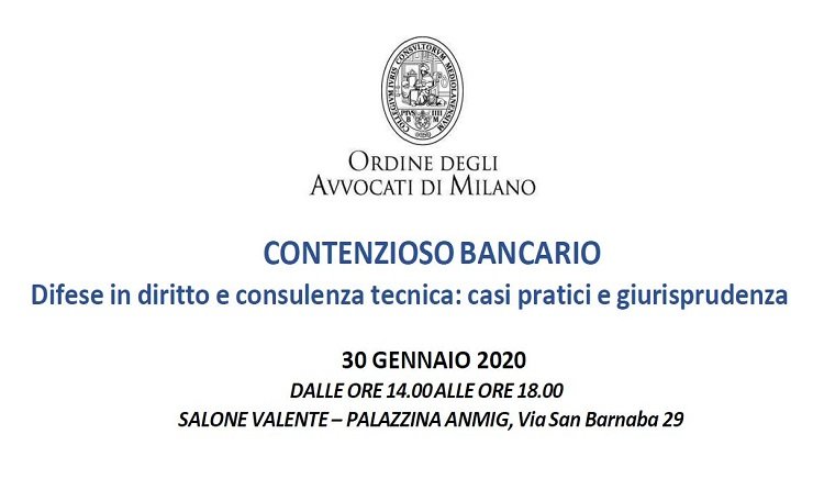 Contenzioso bancario Difese in diritto e consulenza tecnica: casi pratici e giurisprudenza